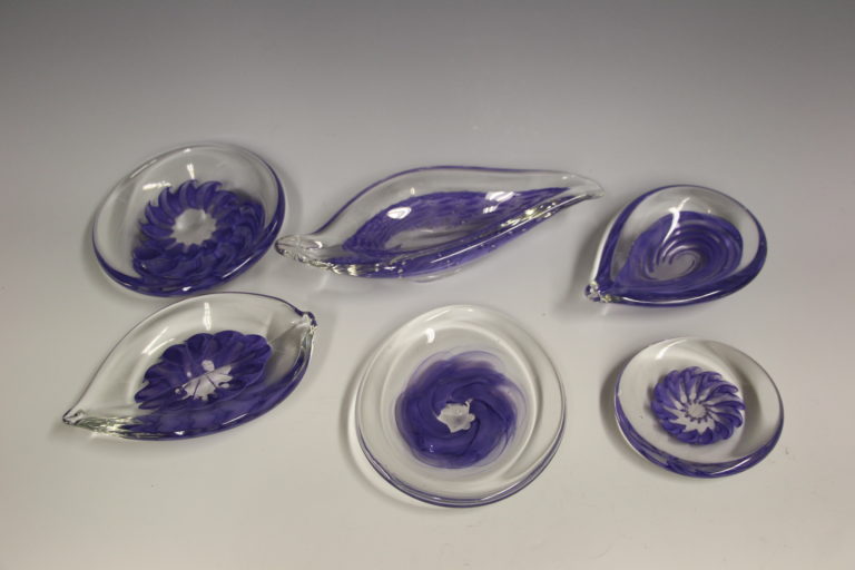 Purple Soap Dishes