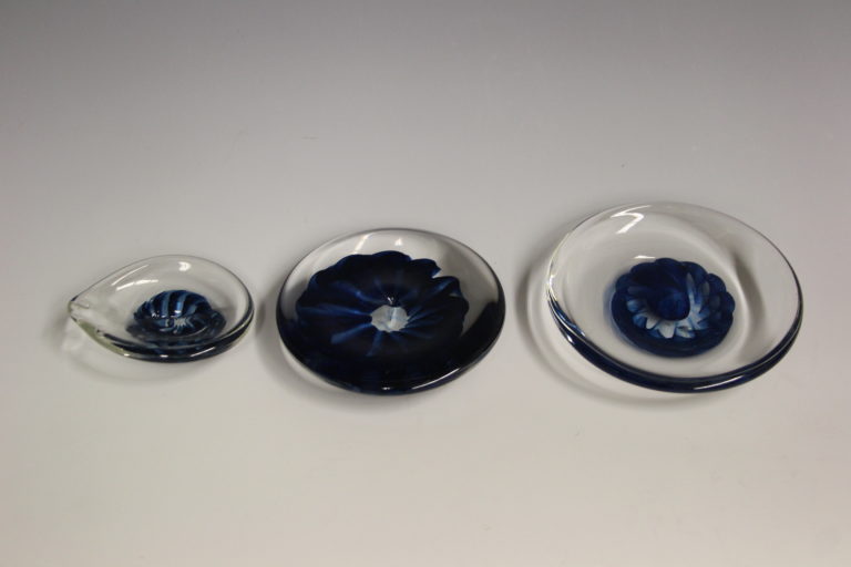 Blue Soap Dishes