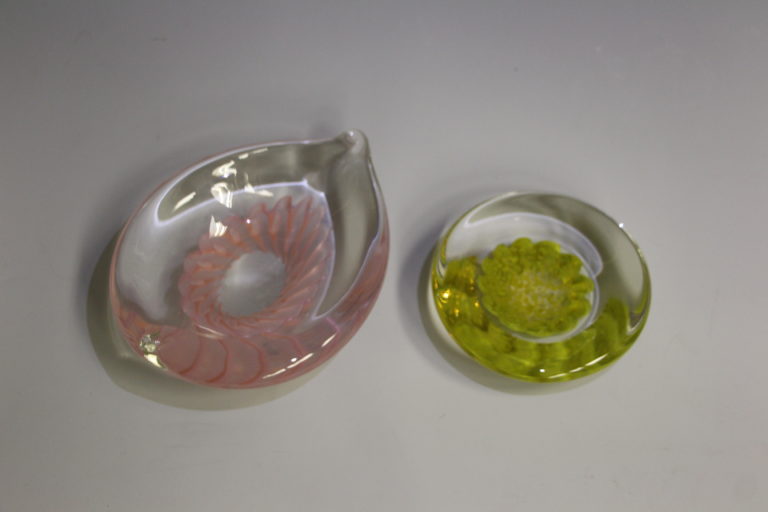 Yellow & Pink Soap Dishes