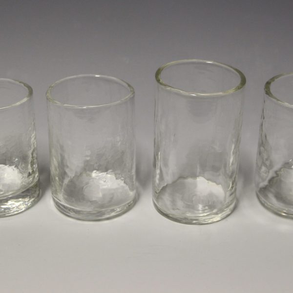 Clear Glass 4 Cup Set